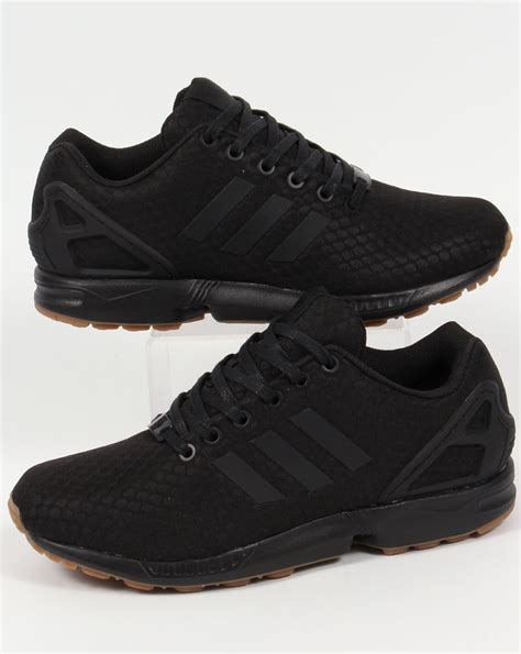 zx flux adidas all black